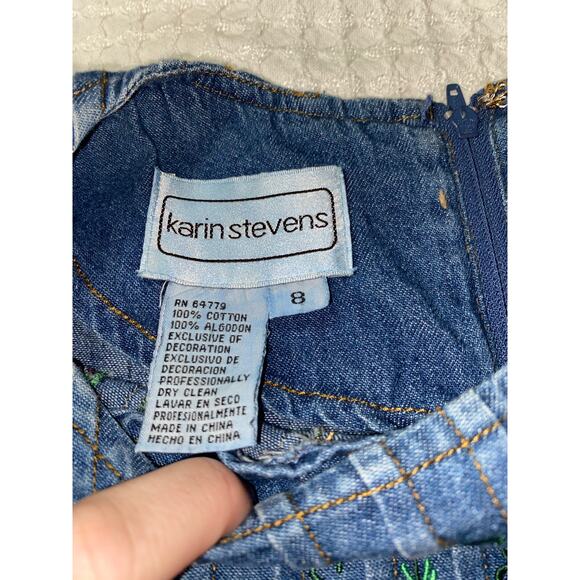 Cottage Core Denim Dress - Picture 6 of 11